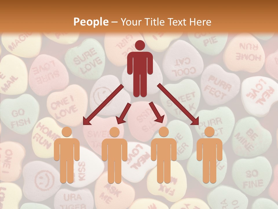 Togetherness Touching Closeup PowerPoint Template