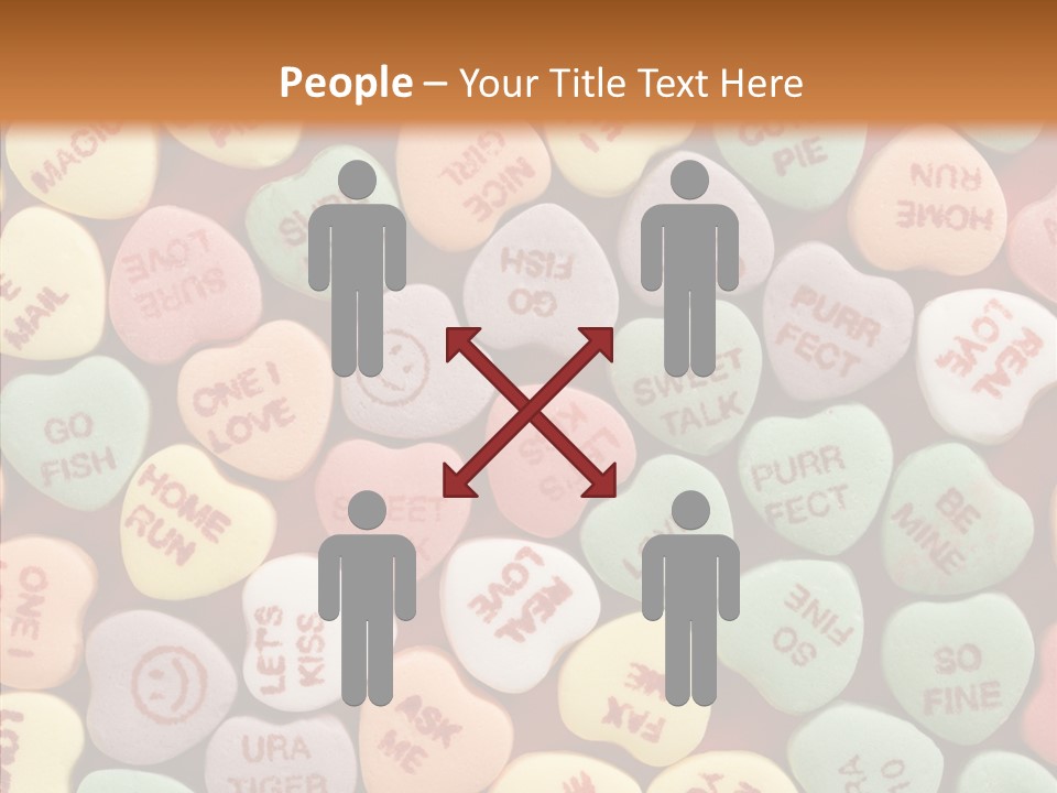 Togetherness Touching Closeup PowerPoint Template