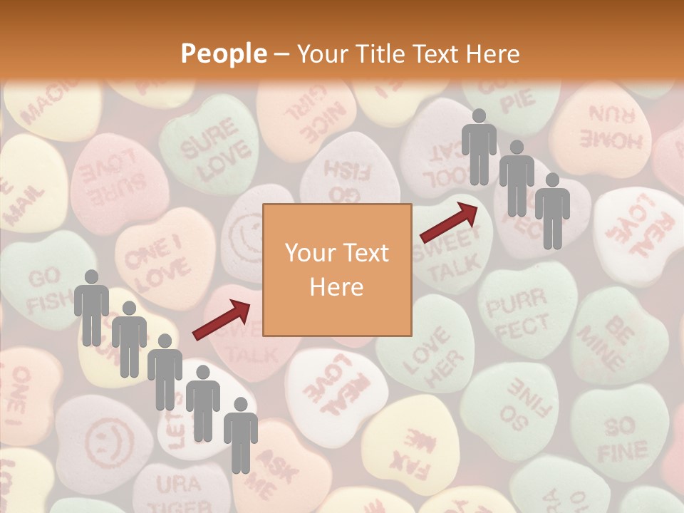 Togetherness Touching Closeup PowerPoint Template