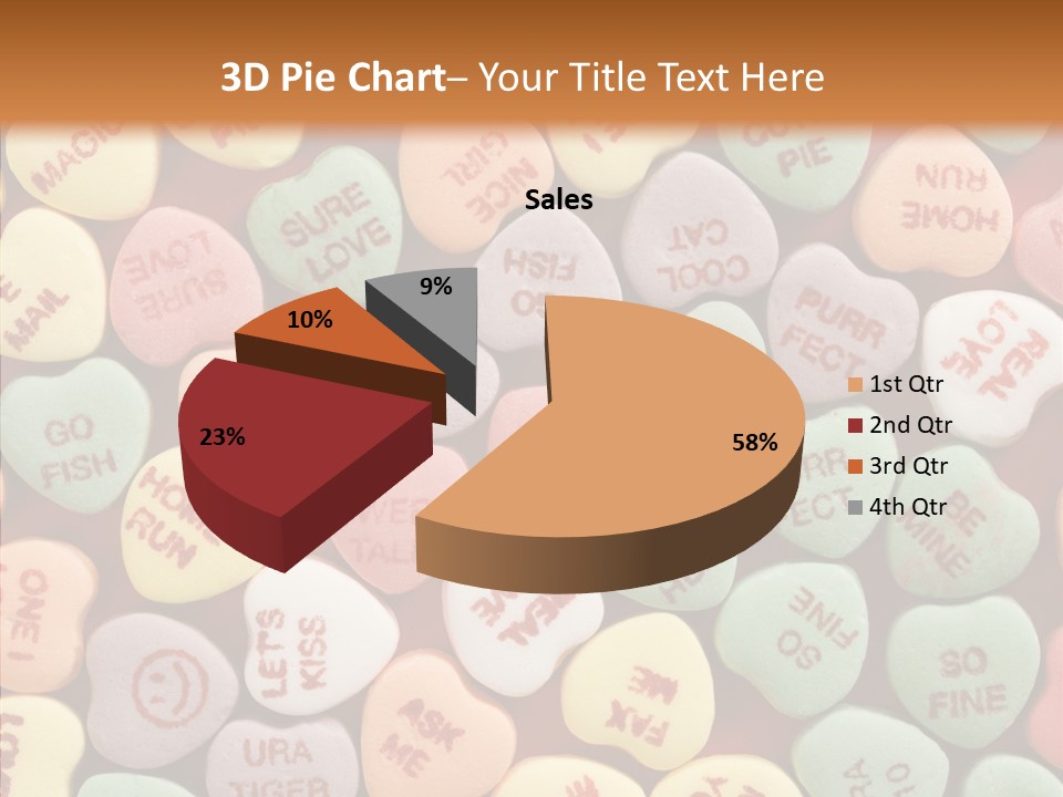 Togetherness Touching Closeup PowerPoint Template