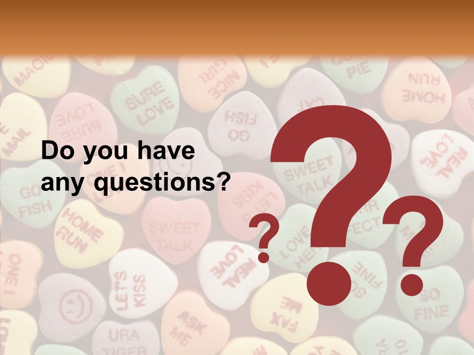 Togetherness Touching Closeup PowerPoint Template