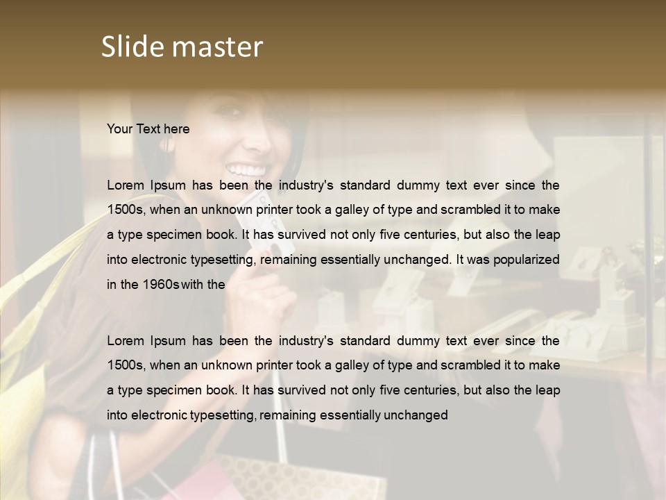 Senior  Care Grandmother PowerPoint Template