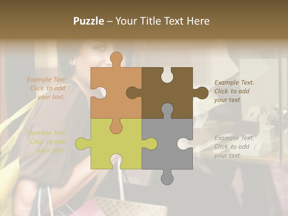 Senior  Care Grandmother PowerPoint Template