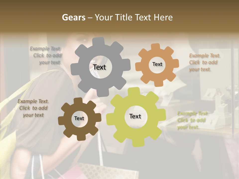 Senior  Care Grandmother PowerPoint Template