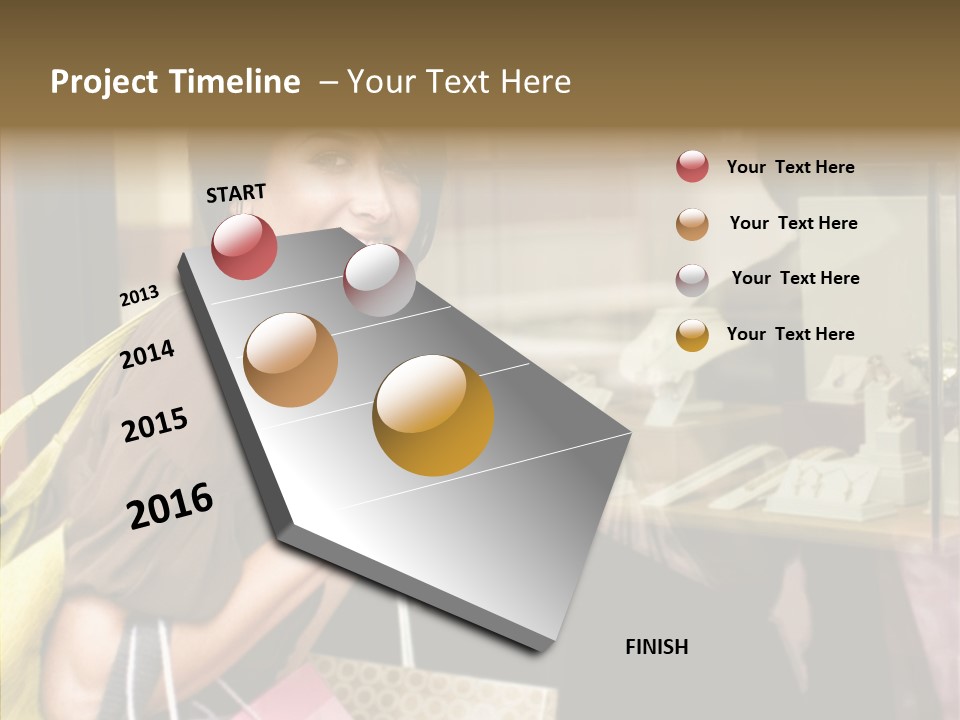 Senior  Care Grandmother PowerPoint Template