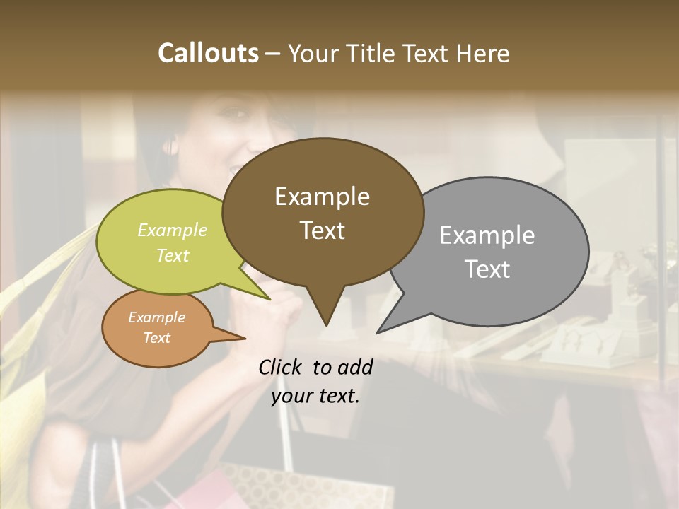 Senior  Care Grandmother PowerPoint Template