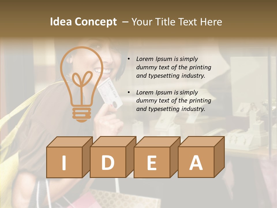 Senior  Care Grandmother PowerPoint Template