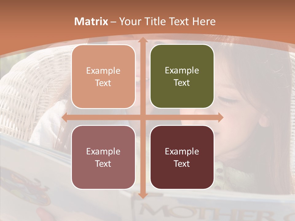 Female Helping Hand Caregiver PowerPoint Template