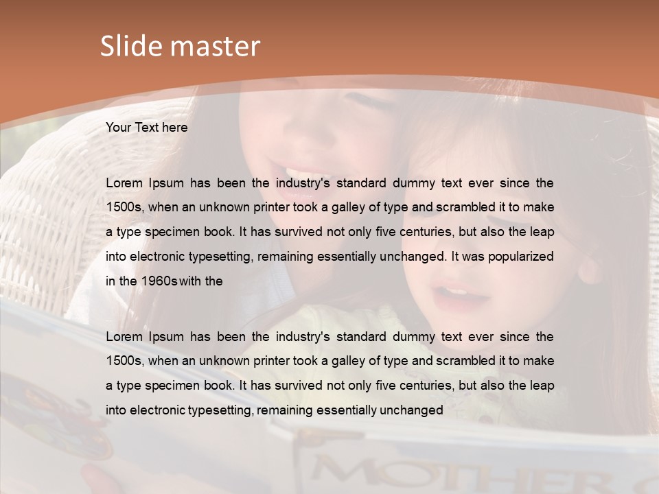 Female Helping Hand Caregiver PowerPoint Template