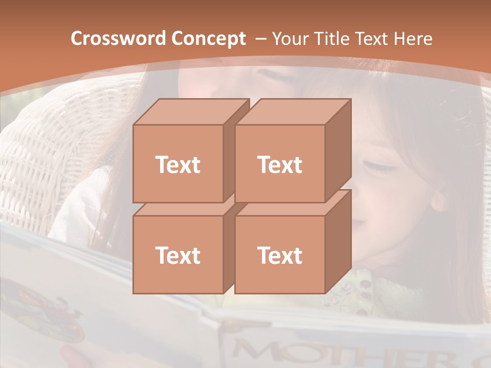 Female Helping Hand Caregiver PowerPoint Template