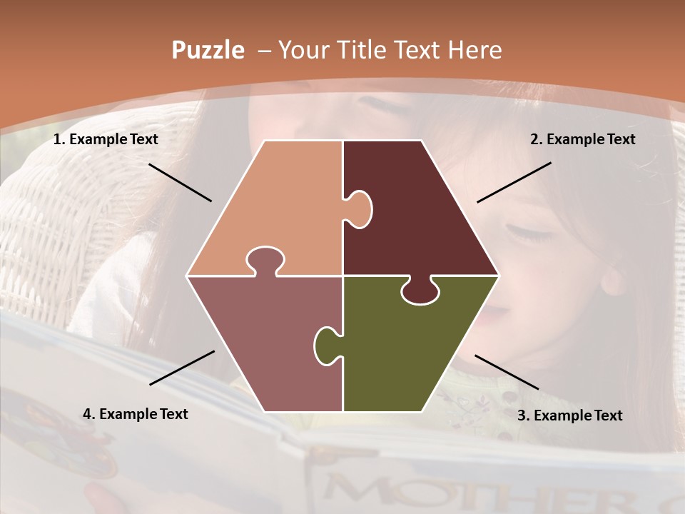 Female Helping Hand Caregiver PowerPoint Template