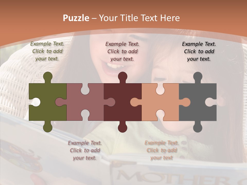 Female Helping Hand Caregiver PowerPoint Template