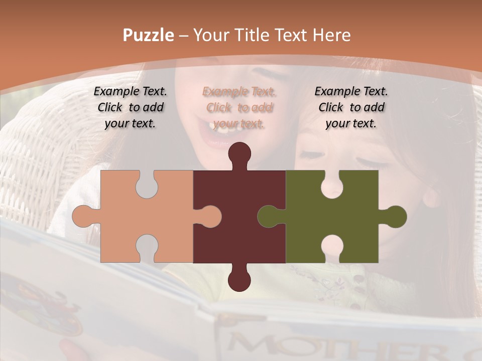 Female Helping Hand Caregiver PowerPoint Template