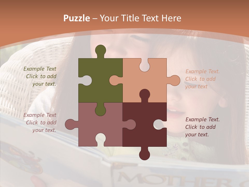 Female Helping Hand Caregiver PowerPoint Template