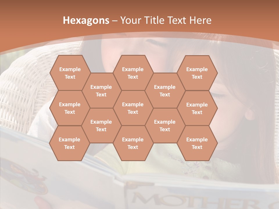 Female Helping Hand Caregiver PowerPoint Template