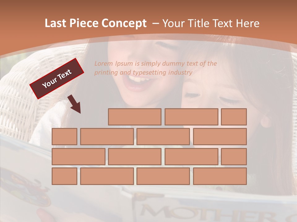 Female Helping Hand Caregiver PowerPoint Template