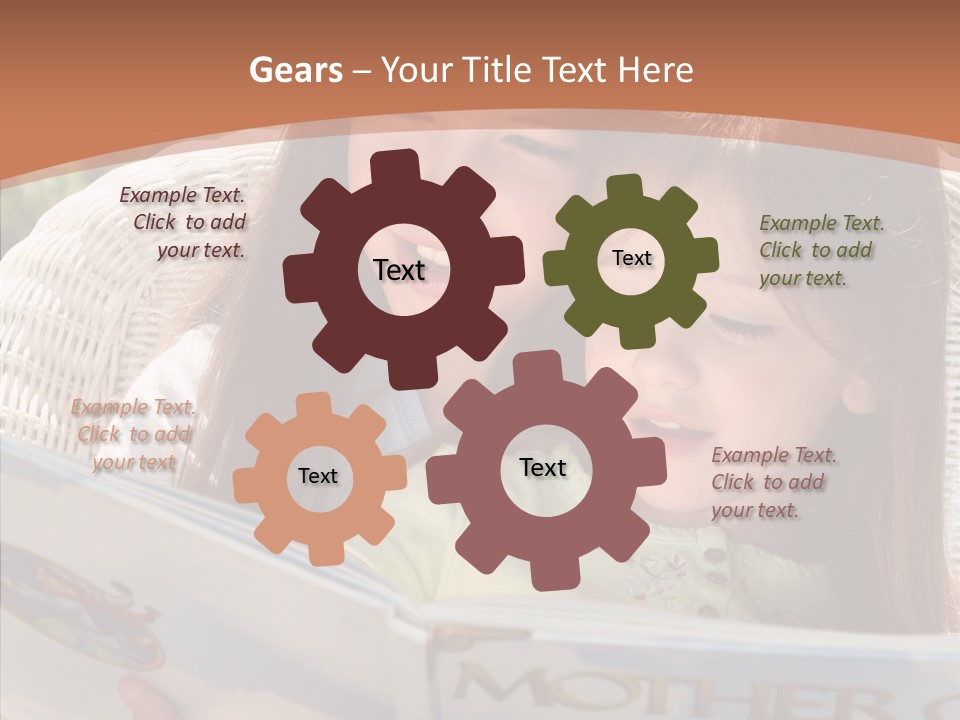 Female Helping Hand Caregiver PowerPoint Template