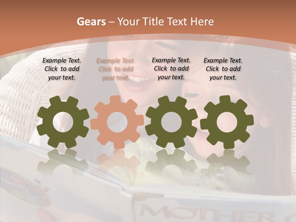 Female Helping Hand Caregiver PowerPoint Template