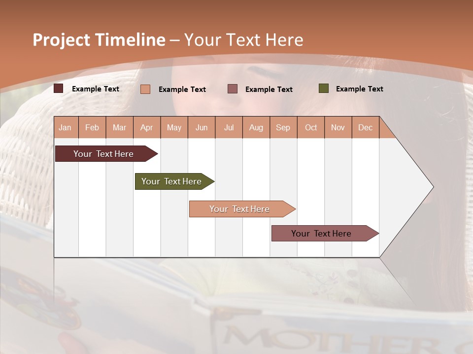 Female Helping Hand Caregiver PowerPoint Template