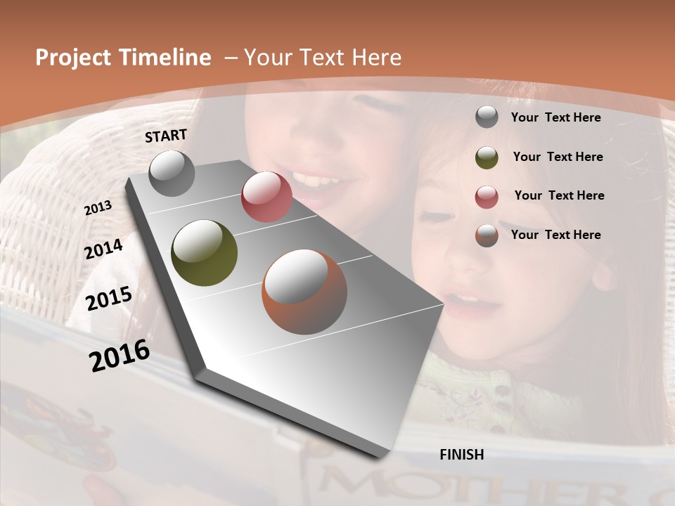 Female Helping Hand Caregiver PowerPoint Template