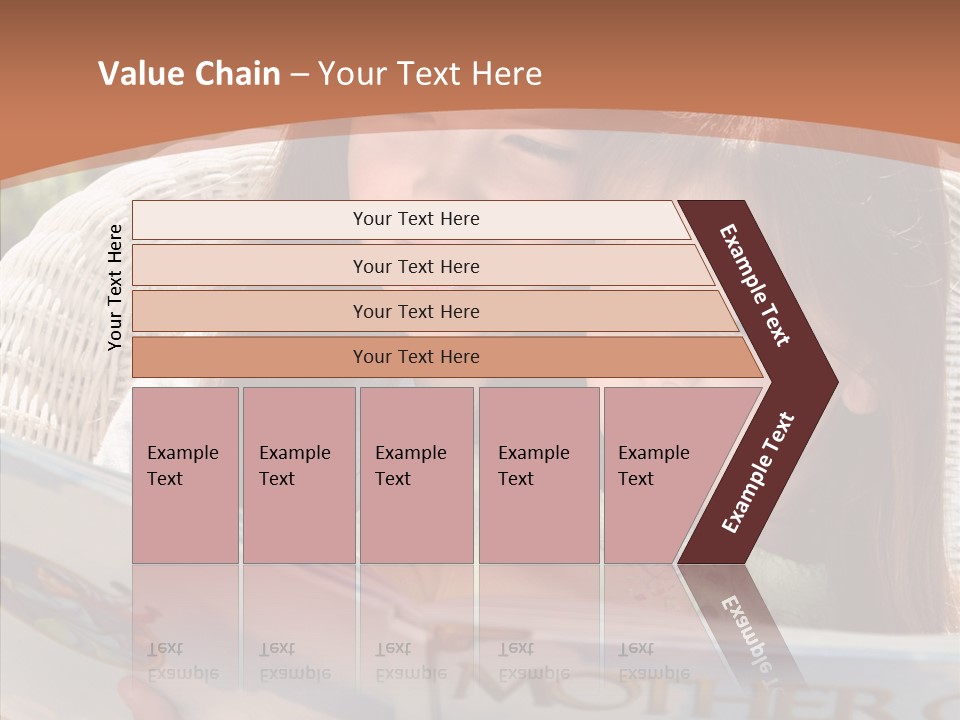 Female Helping Hand Caregiver PowerPoint Template