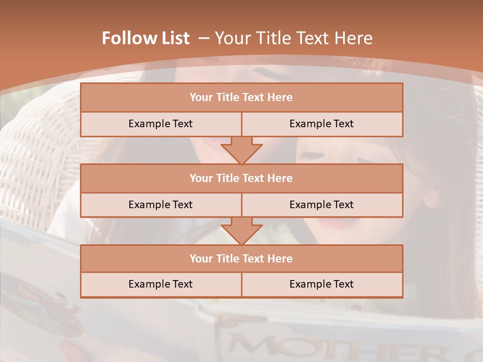 Female Helping Hand Caregiver PowerPoint Template