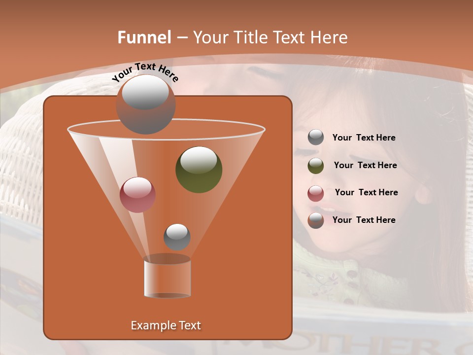 Female Helping Hand Caregiver PowerPoint Template