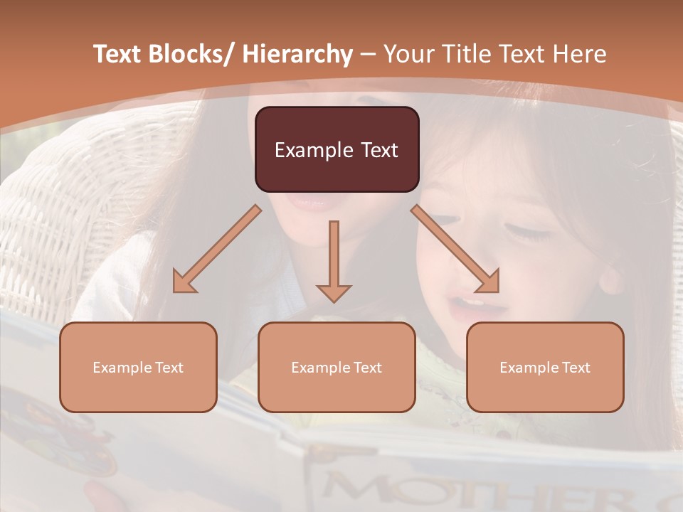 Female Helping Hand Caregiver PowerPoint Template