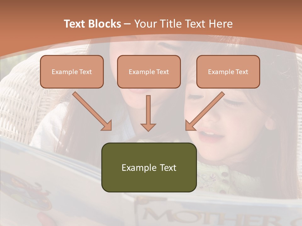 Female Helping Hand Caregiver PowerPoint Template
