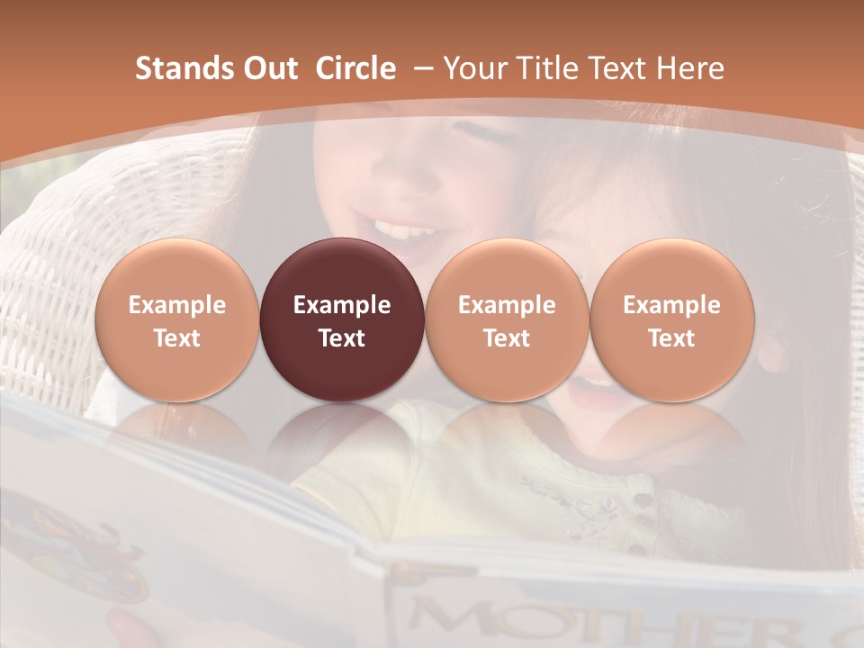 Female Helping Hand Caregiver PowerPoint Template