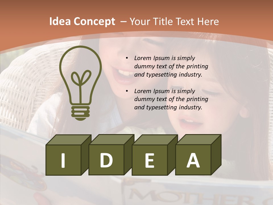 Female Helping Hand Caregiver PowerPoint Template