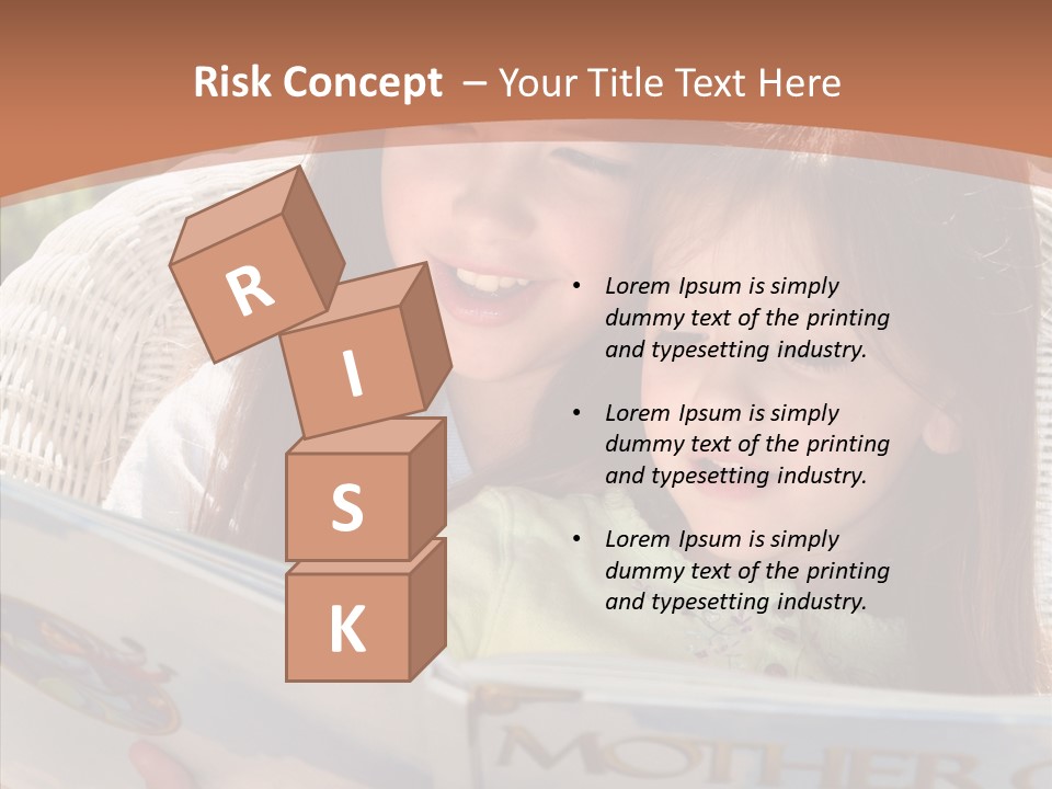 Female Helping Hand Caregiver PowerPoint Template