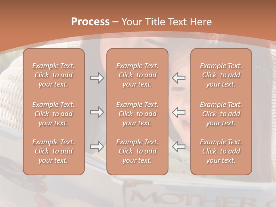 Female Helping Hand Caregiver PowerPoint Template