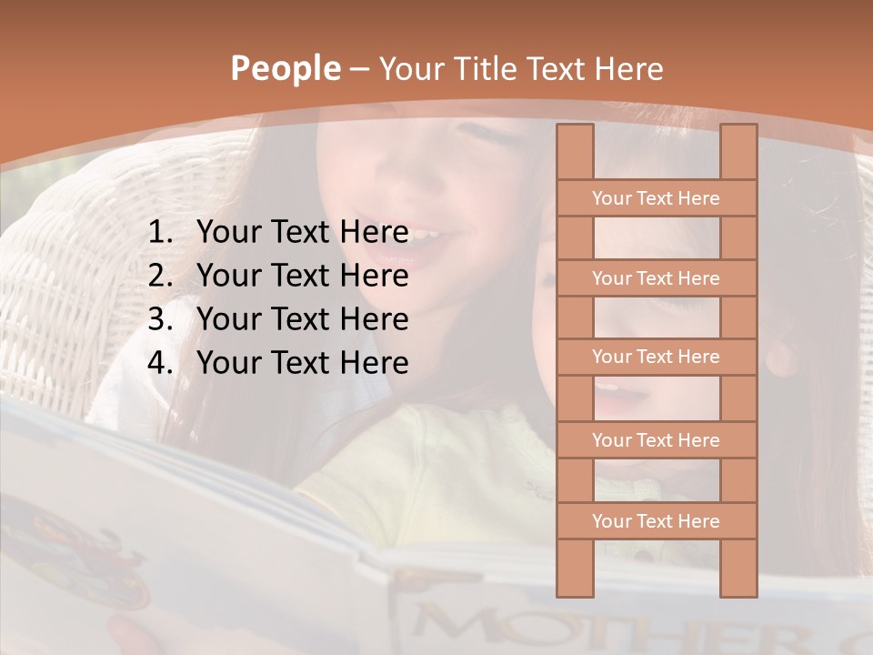 Female Helping Hand Caregiver PowerPoint Template