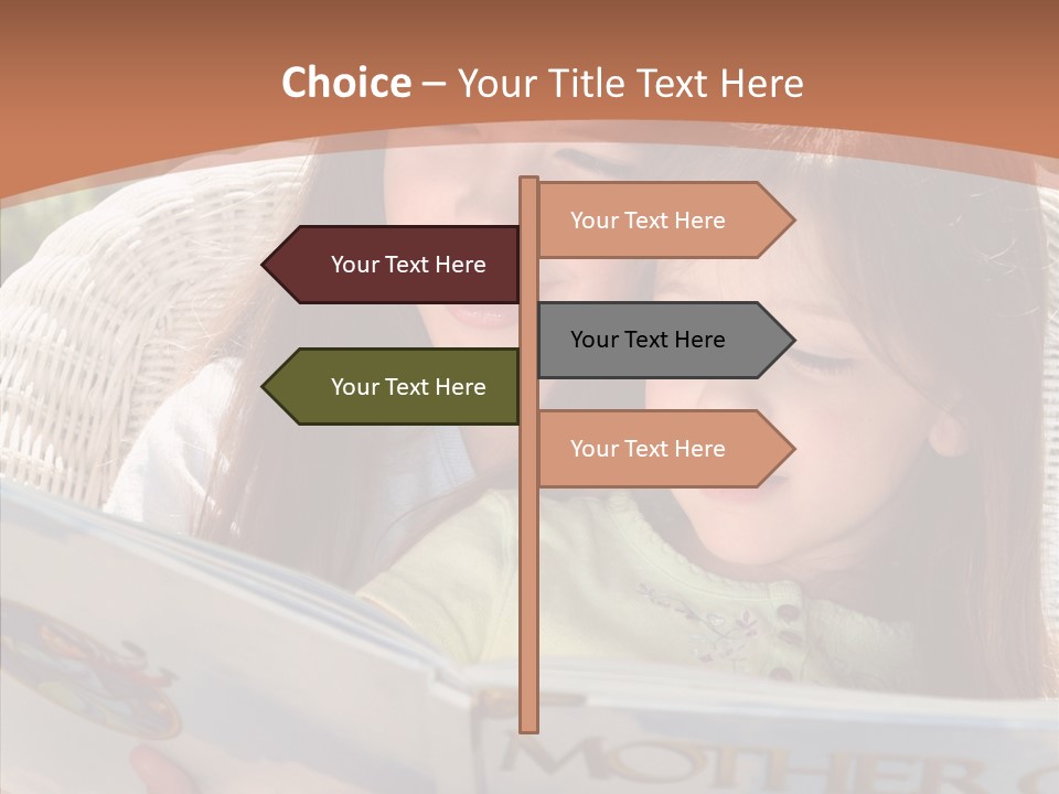 Female Helping Hand Caregiver PowerPoint Template