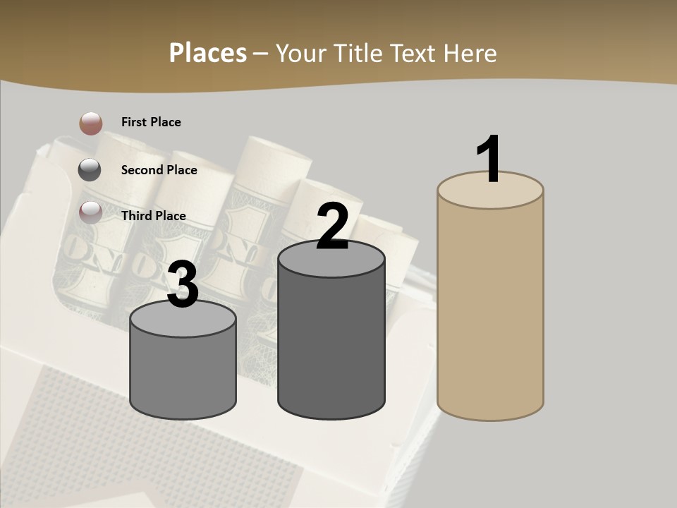 Closeup Finger Elder PowerPoint Template