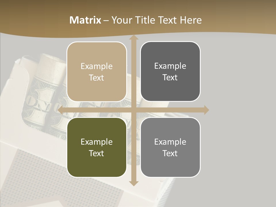 Closeup Finger Elder PowerPoint Template