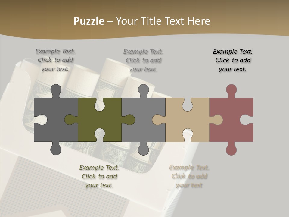 Closeup Finger Elder PowerPoint Template
