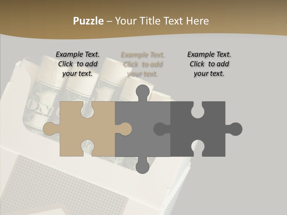 Closeup Finger Elder PowerPoint Template