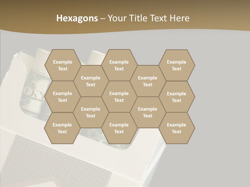 Closeup Finger Elder PowerPoint Template