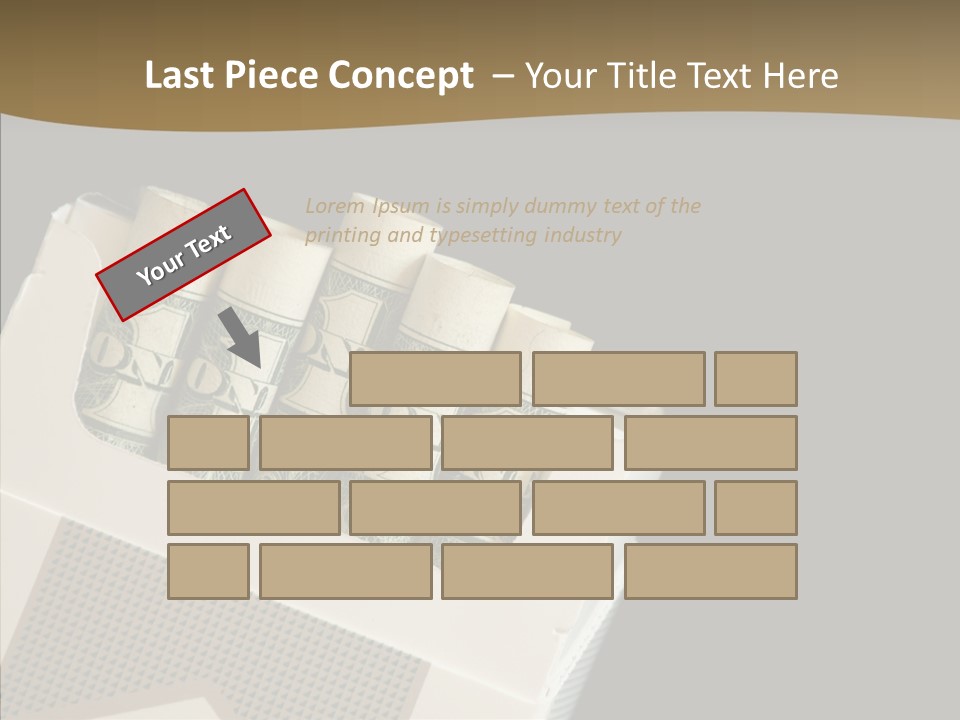 Closeup Finger Elder PowerPoint Template