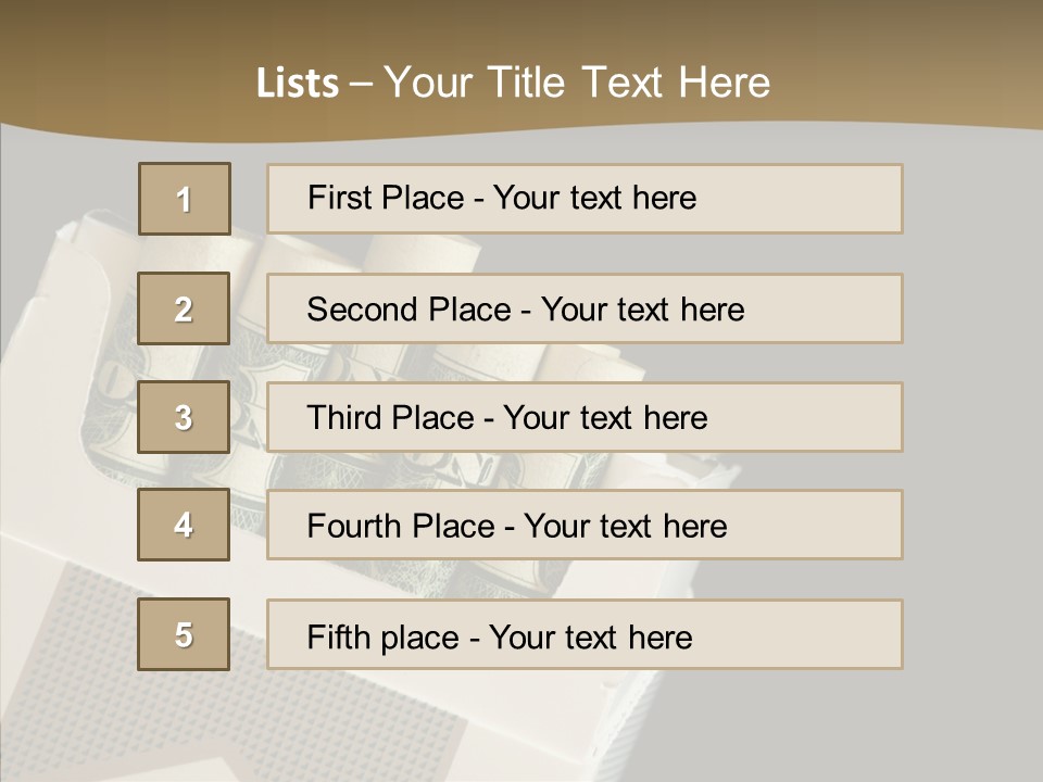 Closeup Finger Elder PowerPoint Template