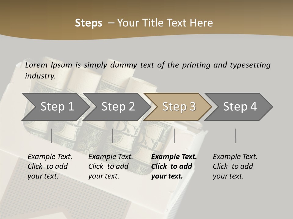 Closeup Finger Elder PowerPoint Template
