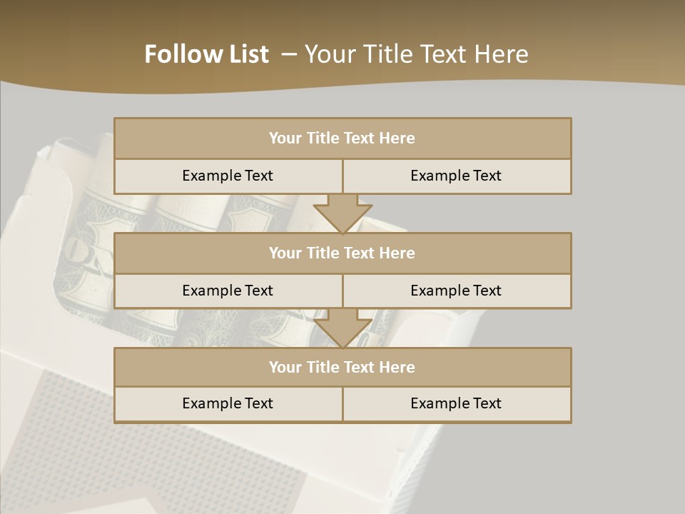 Closeup Finger Elder PowerPoint Template