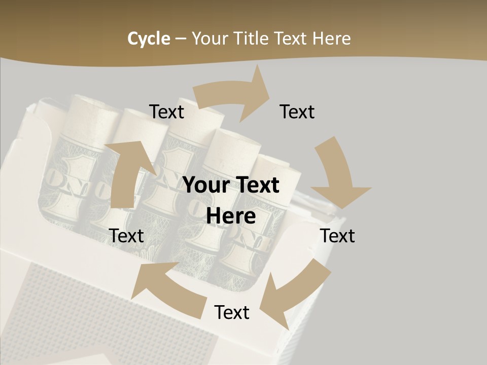 Closeup Finger Elder PowerPoint Template