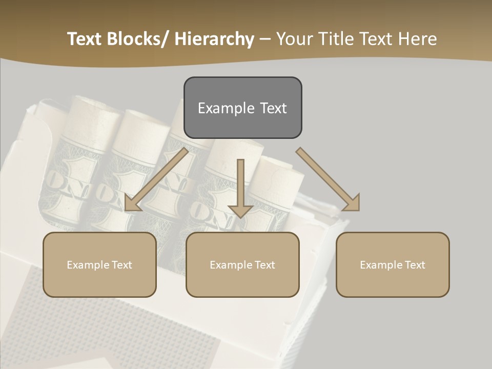 Closeup Finger Elder PowerPoint Template