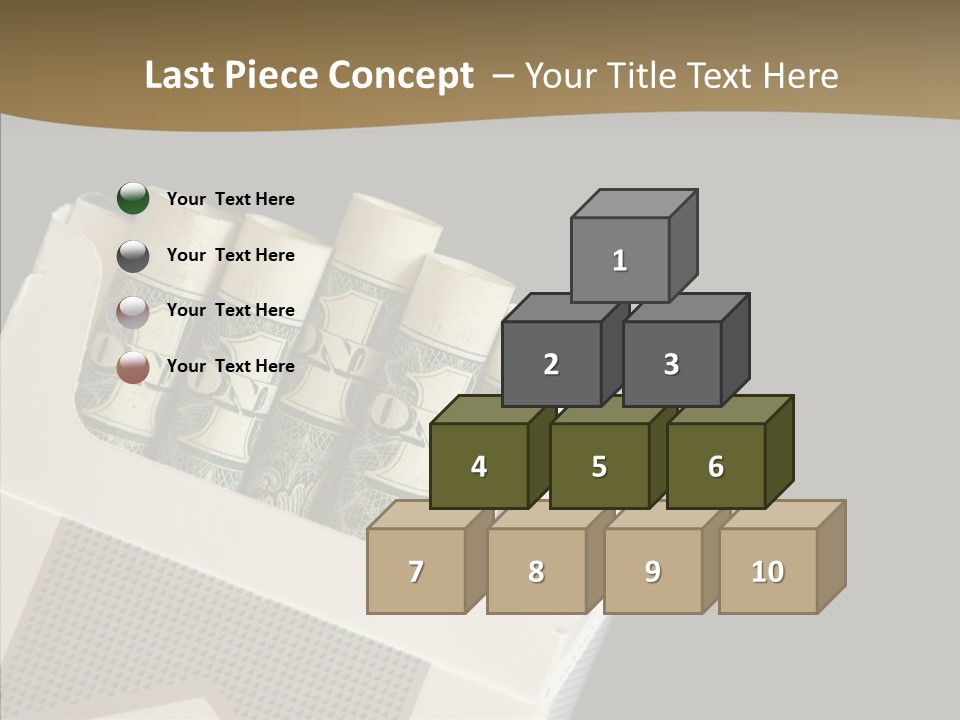 Closeup Finger Elder PowerPoint Template
