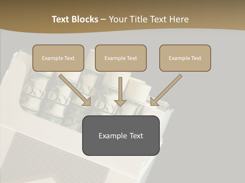 Closeup Finger Elder PowerPoint Template
