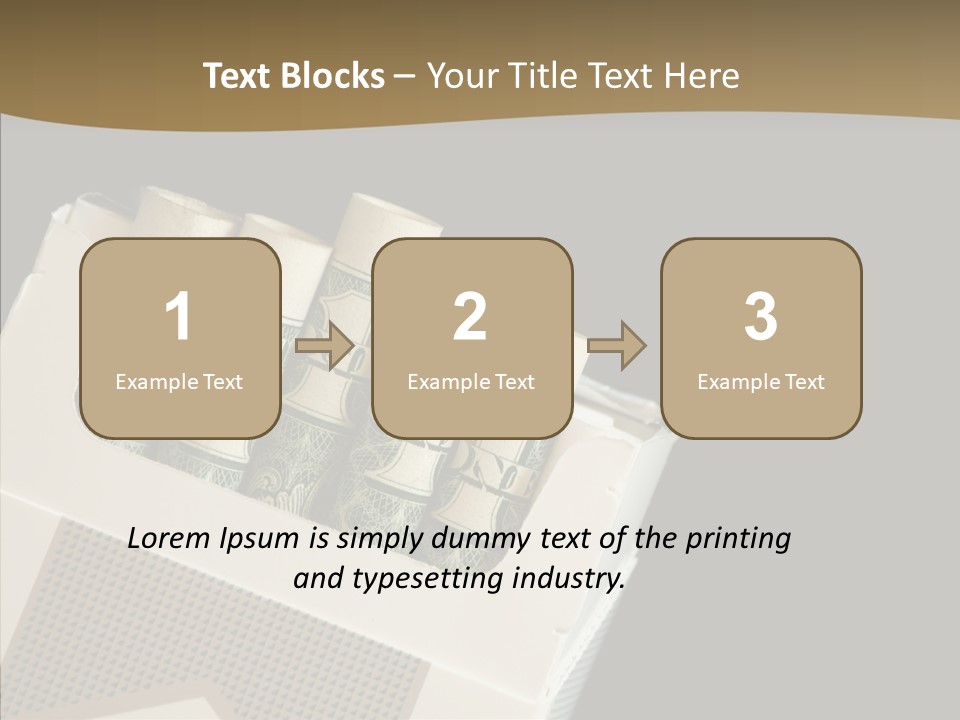 Closeup Finger Elder PowerPoint Template