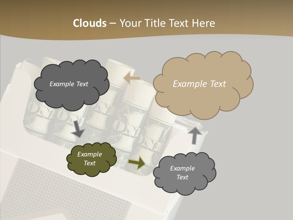 Closeup Finger Elder PowerPoint Template
